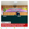 Penandatanganan Pakta Integritas dan Perjanjian Kinerja Tahun 2022